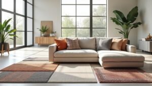 upptäck experttips för att välja den perfekta mattan till din beige soffa. lär dig hur färg, material och storlek påverkar rummets stil och känsla.