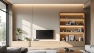 upptäck hur en inbyggd hylla i väggen kan ge dig mer förvaringsutrymme och en stilren inredning. läs våra bästa tips för att skapa praktiska och snygga väggnischer hemma.