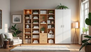 utforska ikea ivar skåp med dörrar – en smart lösning för att organisera och maximera din förvaring. praktisk, stilren och flexibel för alla hem.