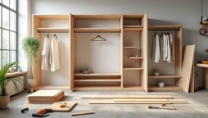 upptäck hur du steg för steg bygger en öppen garderob hemma. få praktiska tips, materiallista och inspiration för att skapa en stilren och funktionell garderobslösning.