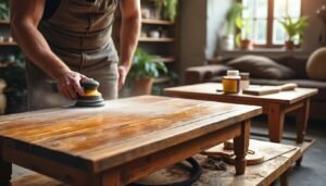 upptäck hur du enkelt kan renovera ett gammalt soffbord i trä steg för steg. följ vår guide för att ge nytt liv åt ditt bord med praktiska tips och inspiration.