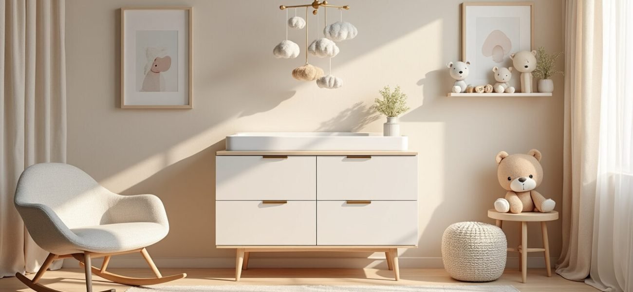 upptäck smarta sätt att hänga upp mobilen över skötbordet för att enklare övervaka och underhålla ditt barn under blöjbyten. praktiska tips för tryggare vardag.