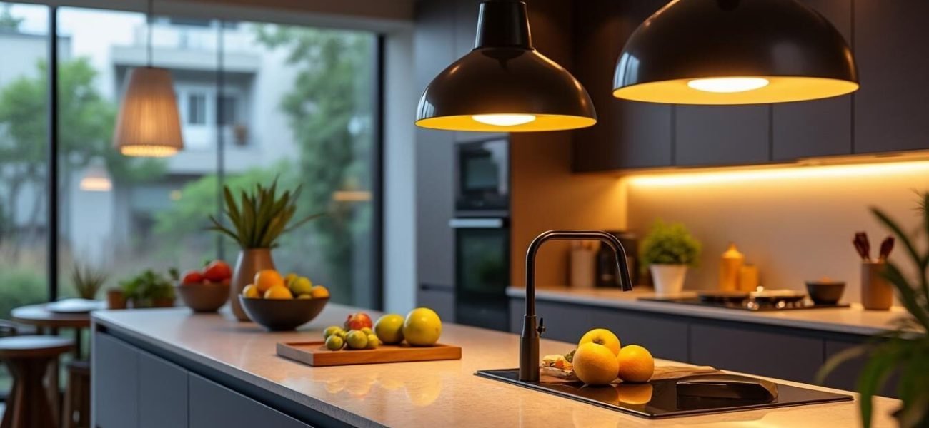upptäck våra eleganta hängande lampor som förhöjer din köksbänk med stil och atmosfär. perfekta för att skapa en varm och inbjudande känsla i ditt kök.