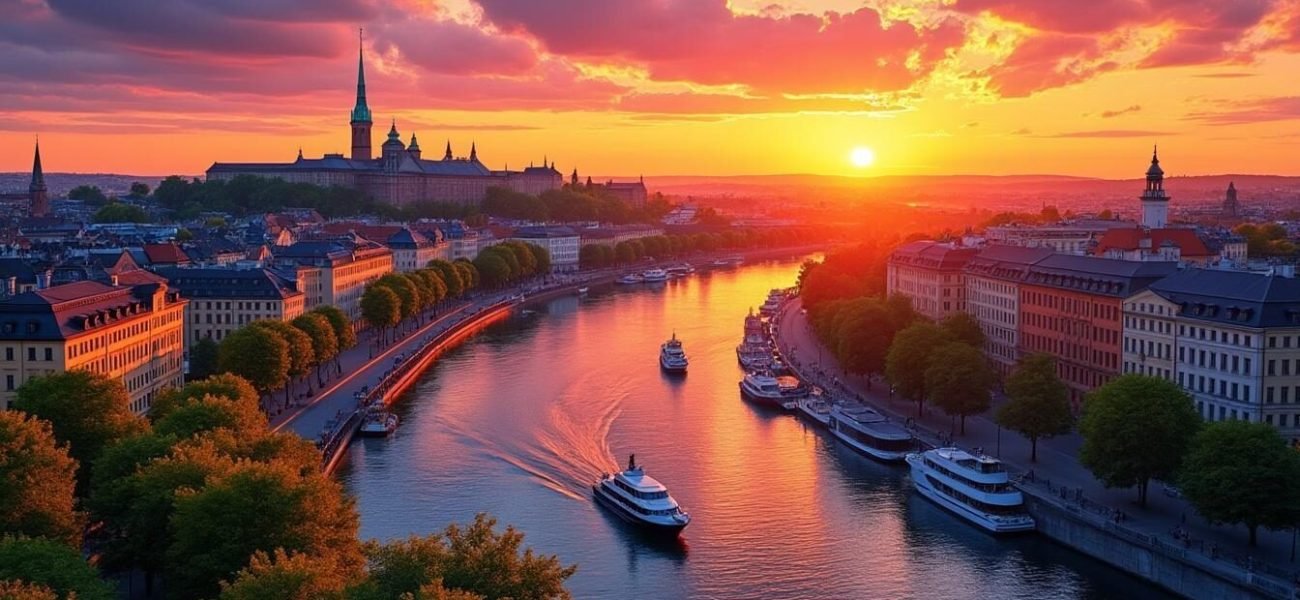 upptäck när solen går ner i stockholm under 2025. få exakta tider för varje dag och planera dina kvällar för att njuta av magiska solnedgångar i sveriges huvudstad.