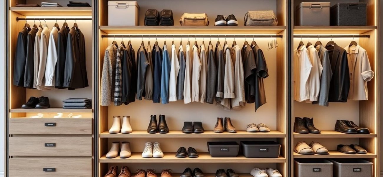 upptäck de bästa avstånden mellan hyllplan i garderoben för optimal förvaring. få tips på hur du organiserar dina kläder och tillbehör smart och effektivt.